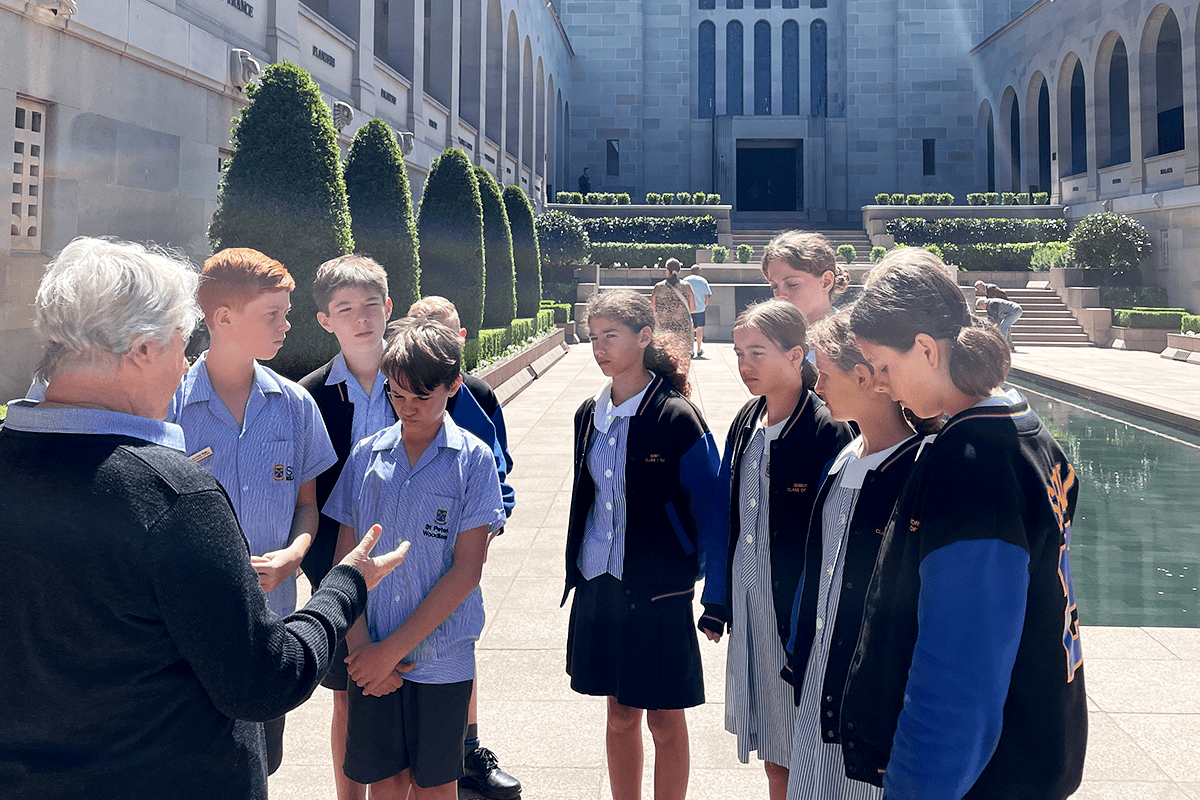 Year 6 Canberra Tour 2023 St Peter's Woodlands